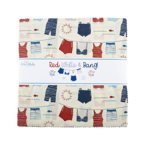 Red White & Bang! 10" Stacker by Sandy Gervais for Riley Blake Designs