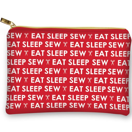 Glam Bag Red Eat Sleep Sew from Moda