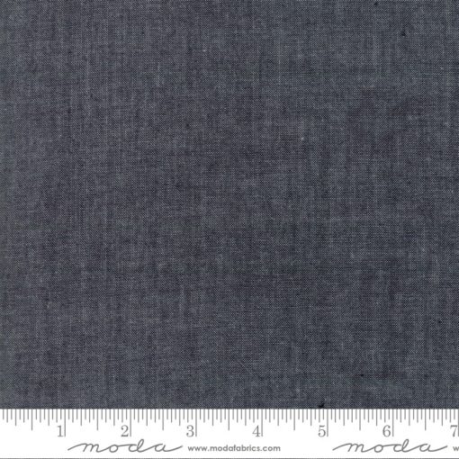 Chambray Black Texture Yardage by Moda Fabrics