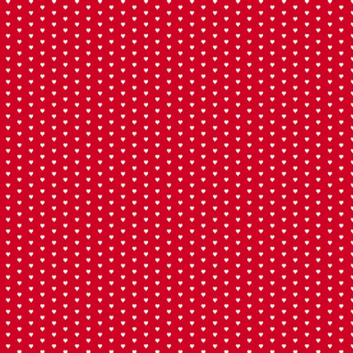 Mini Heart Red Yardage by Andover Fabrics for Andover Fabrics