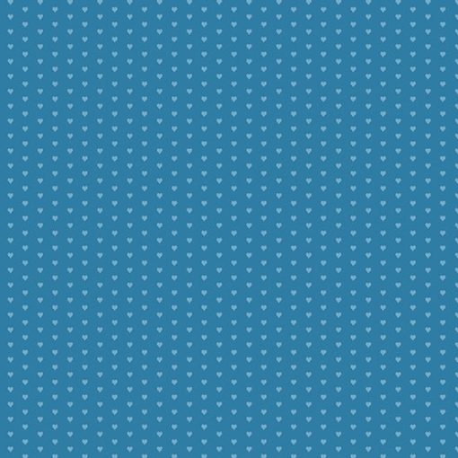 Mini Heart Teal Yardage by Andover Fabrics for Andover Fabrics