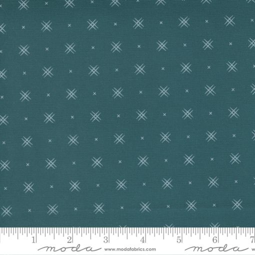 Beyond Bella Dark Teal Yardage by Bound Co. for Moda Fabrics