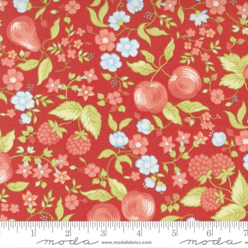 Fruit Cocktail Cherry Fruit Picnic Yardage by Fig Tree & Co. for Moda Fabrics