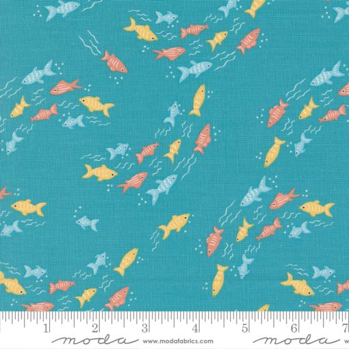 Noah's Ark Sea Fishy Fishy Yardage by Stacy Iest Hsu for Moda Fabrics