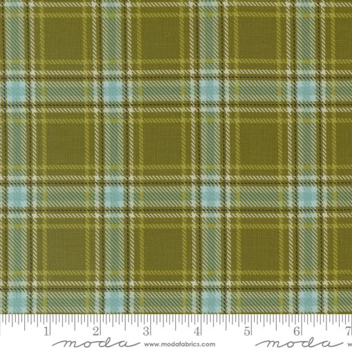 The Great Outdoors Forest Cozy Plaid Yardage by Stacy Iest Hsu for Moda Fabrics