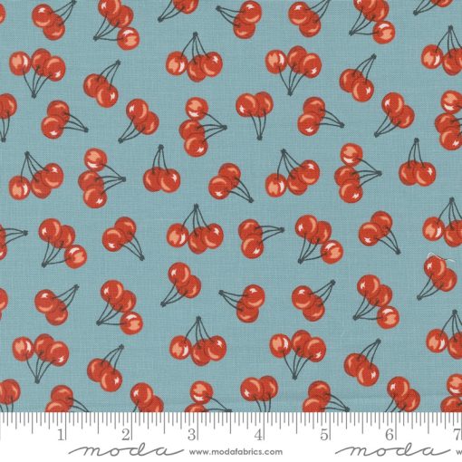 Farmstead Mountain Stream Farm Fresh Cherries Yardage by Stacy Iest Hsu for Moda Fabrics