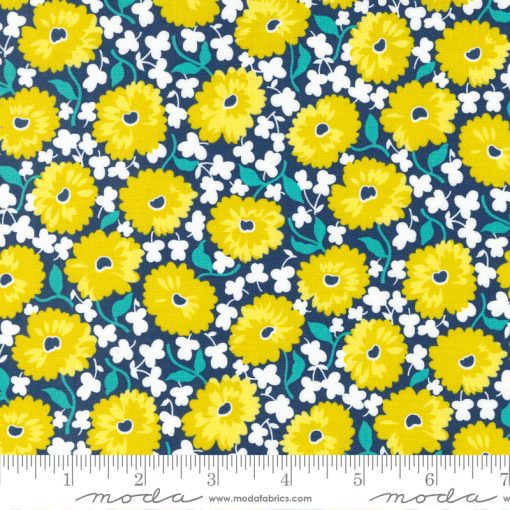 Feed Sacks: Good Works Bluebird Fragrant Yardage by Linzee McCray for Moda Fabrics