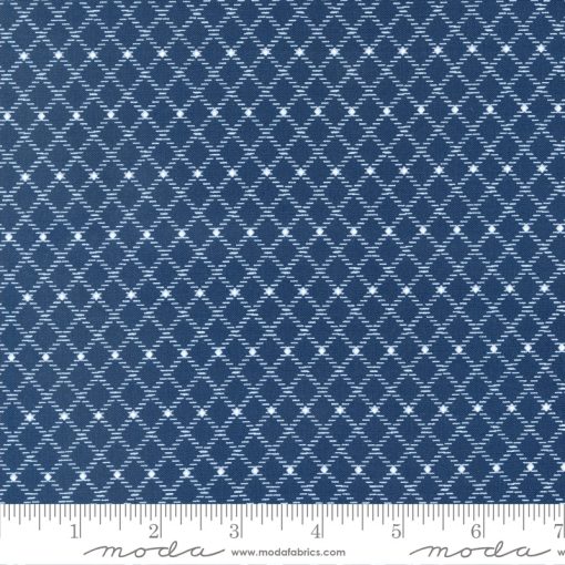 Feed Sacks: Good Works Bluebird Chicken Wire Yardage by Linzee McCray for Moda Fabrics