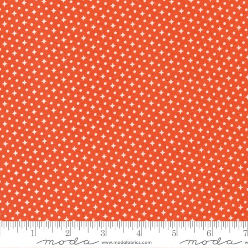 Zinnia Clementine Pollen Yardage by April Rosenthal for Moda Fabrics