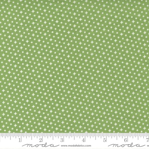 Zinnia Fresh Grass Pollen Yardage by April Rosenthal for Moda Fabrics