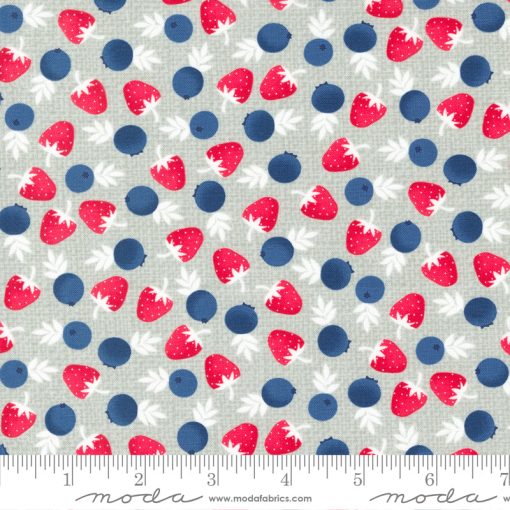 Berry Basket Stone Berries Yardage by April Rosenthal for Moda Fabrics