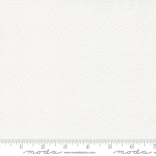 Coriander Seeds White Medallion Yardage by Corey Yoder for Moda Fabrics