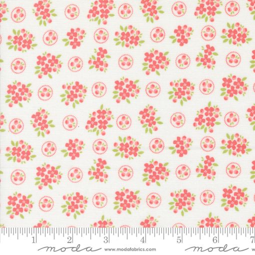 Cali & Co. Cloud Flamingo Ring Around Posie Yardage by Corey Yoder for Moda Fabrics