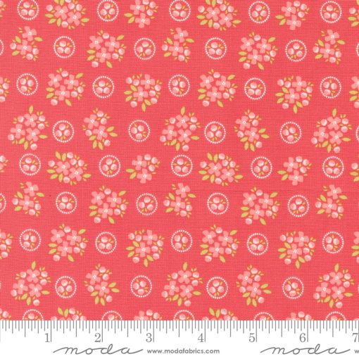 Cali & Co. Flamingo Ring Around Posie Yardage by Corey Yoder for Moda Fabrics