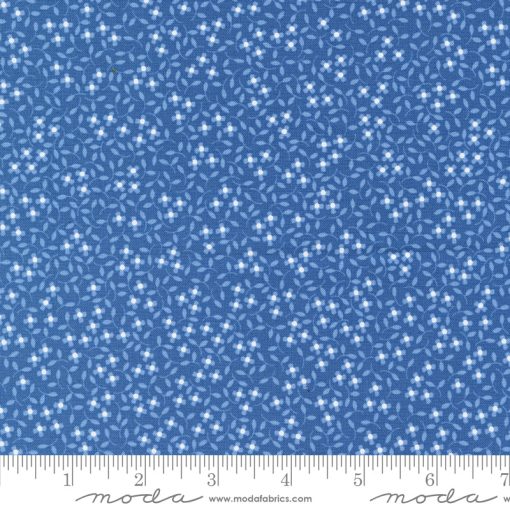 Cali & Co. Cobalt Ditsy Yardage by Corey Yoder for Moda Fabrics