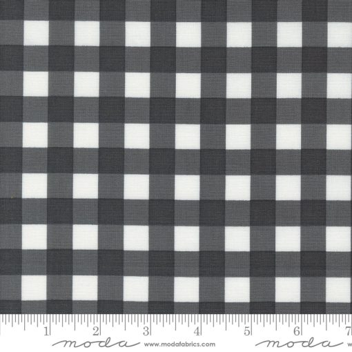 Coriander Colors Black Gingham Yardage by Corey Yoder for Moda Fabrics