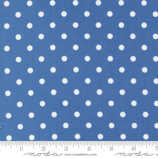 Coriander Colors Blue Big Dot Yardage by Corey Yoder for Moda Fabrics