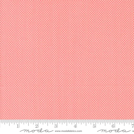 Coriander Colors Pink Tiny Dot Yardage by Corey Yoder for Moda Fabrics