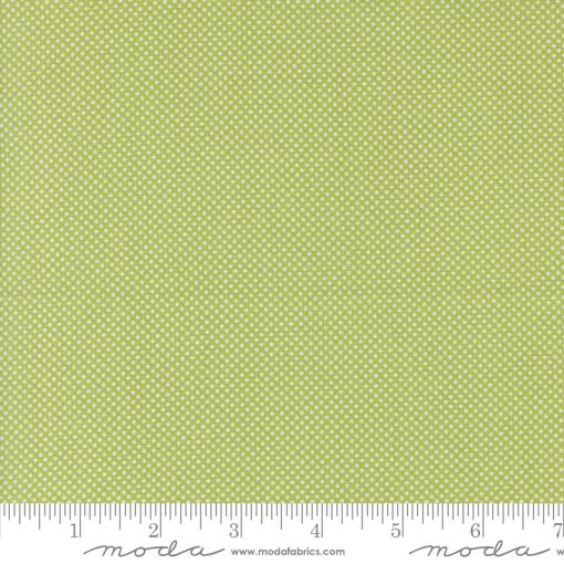 Coriander Colors Green Tiny Dot Yardage by Corey Yoder for Moda Fabrics