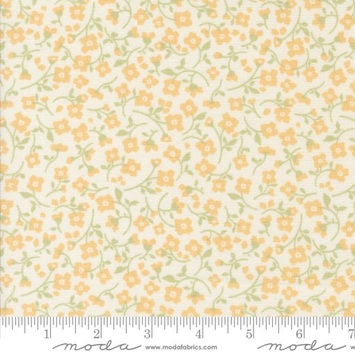 Dainty Meadow Porcelain Buttercream Meadow Yardage by Heather Briggs for Moda Fabrics