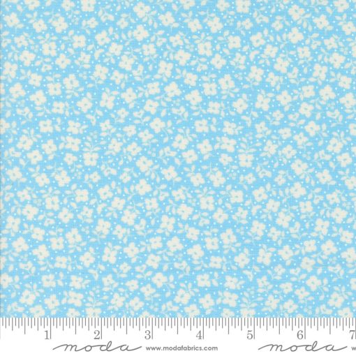 Dainty Meadow Sky Tossed Petals Yardage by Heather Briggs for Moda Fabrics