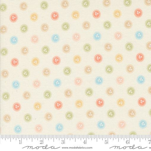 Dainty Meadow Porcelain Dainty Dots Yardage by Heather Briggs for Moda Fabrics