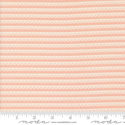 Dainty Meadow Rose Dainty Lace Stripe Yardage by Heather Briggs for Moda Fabrics