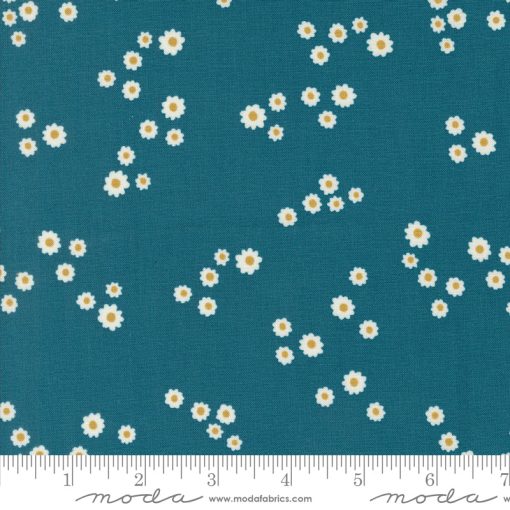 Field of Flowers Peacock Chamomile Yardage by Katharine Watson for Moda Fabrics