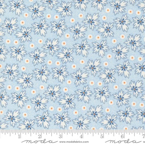 Denim & Daisies Stonewashed Prairie Yardage by Fig Tree & Co. for Moda Fabrics