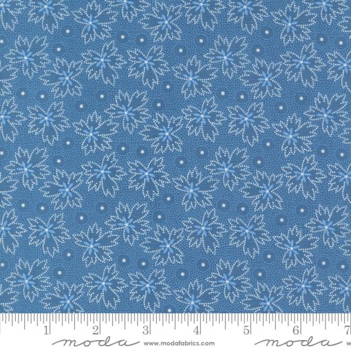 Denim & Daisies Denim Prairie Yardage by Fig Tree & Co. for Moda Fabrics