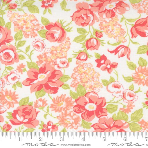 Portofino Cloud Tuscan Blooms Yardage by Fig Tree & Co. for Moda Fabrics