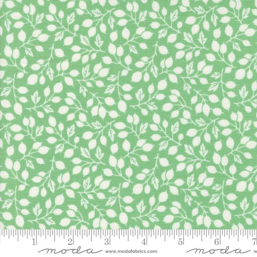 Portofino Azure Olive Branch Yardage by Fig Tree & Co. for Moda Fabrics