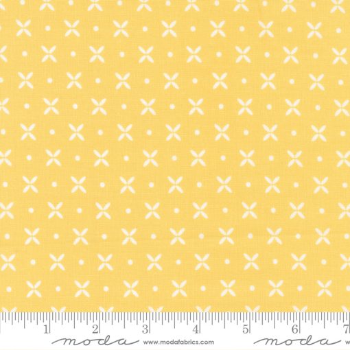 Simply Delightful Buttercup Orange Peel Yardage by Sherri & Chelsi for Moda Fabrics