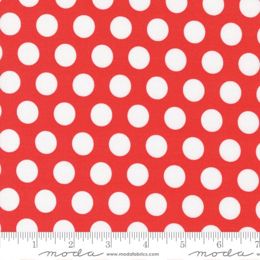 Simply Delightful Geranium Dots Yardage by Sherri & Chelsi for Moda Fabrics