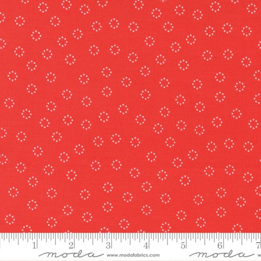 Simply Delightful Geranium Daisy Dot Yardage by Sherri & Chelsi for Moda Fabrics