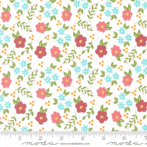 Bountiful Blooms Off White Blooms Yardage by Sherri & Chelsi for Moda Fabrics