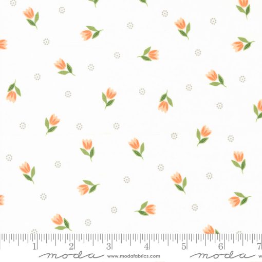 Bountiful Blooms Off White Tulip Yardage by Sherri & Chelsi for Moda Fabrics