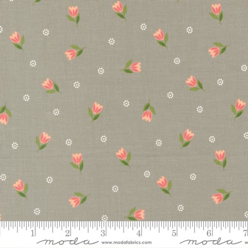 Bountiful Blooms Stone Tulip Yardage by Sherri & Chelsi for Moda Fabrics