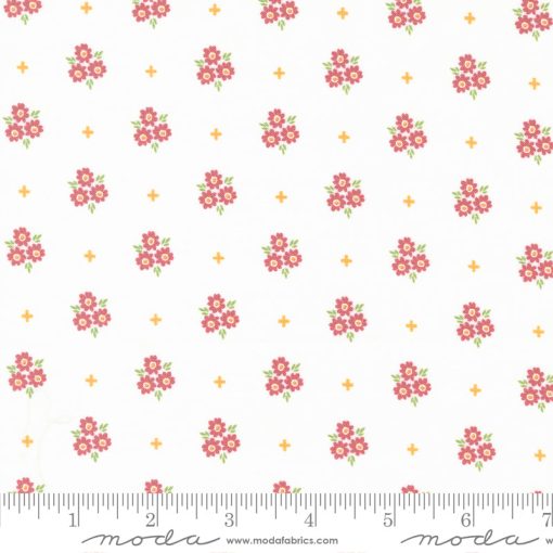 Bountiful Blooms Off White Posies Yardage by Sherri & Chelsi for Moda Fabrics