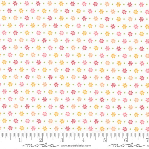 Bountiful Blooms Off White Daisy Ditsy Yardage by Sherri & Chelsi for Moda Fabrics