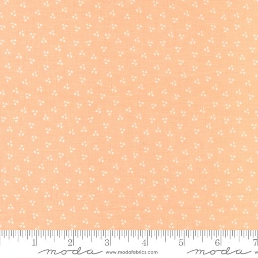 Bountiful Blooms Peach Spring Dot Yardage by Sherri & Chelsi for Moda Fabrics