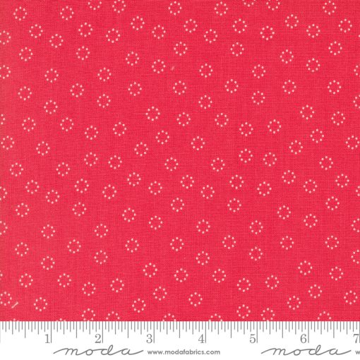 Strawberry Lemonade Strawberry Daisy Dots Yardage by Sherri & Chelsi for Moda Fabrics