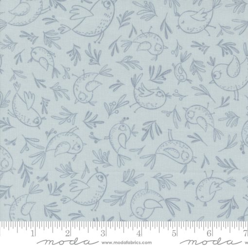 Chirp Sky Trace A Bird yardage by Elena Amo for Moda Fabrics