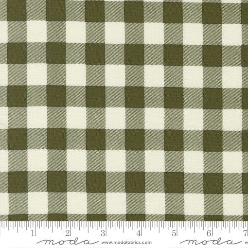 Evermore Fern Picnic Gingham Yardage by Sweetfire Road for Moda Fabrics