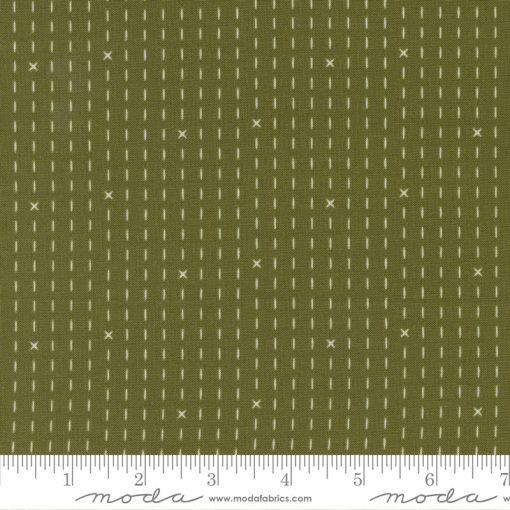 Evermore Fern Hand Stitched Yardage by Sweetfire Road for Moda Fabrics