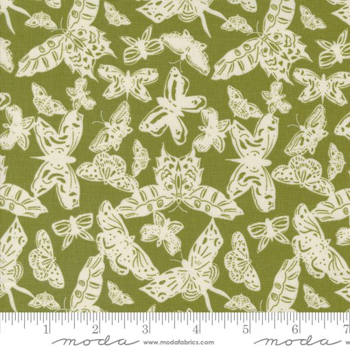 Enchantment Garden Paper Butterflies Yardage by Sweetfire Road for Moda Fabrics