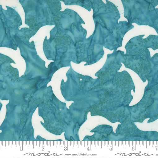 Beachy Batiks Coastal Dolphins Yardage by Moda Fabrics