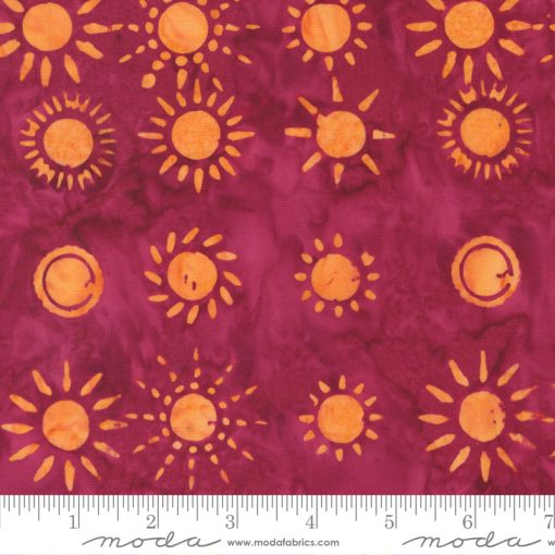 Beachy Batiks Passion Fruit Suns Yardage by Moda Fabrics