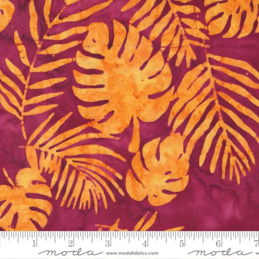 Beachy Batiks Passion Fruit Leaves Yardage by Moda Fabrics