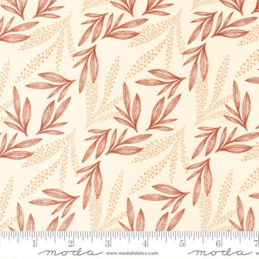 Woodland & Wildflowers Cream Leaf Lore Yardage by Fancy That Design House for Moda Fabrics